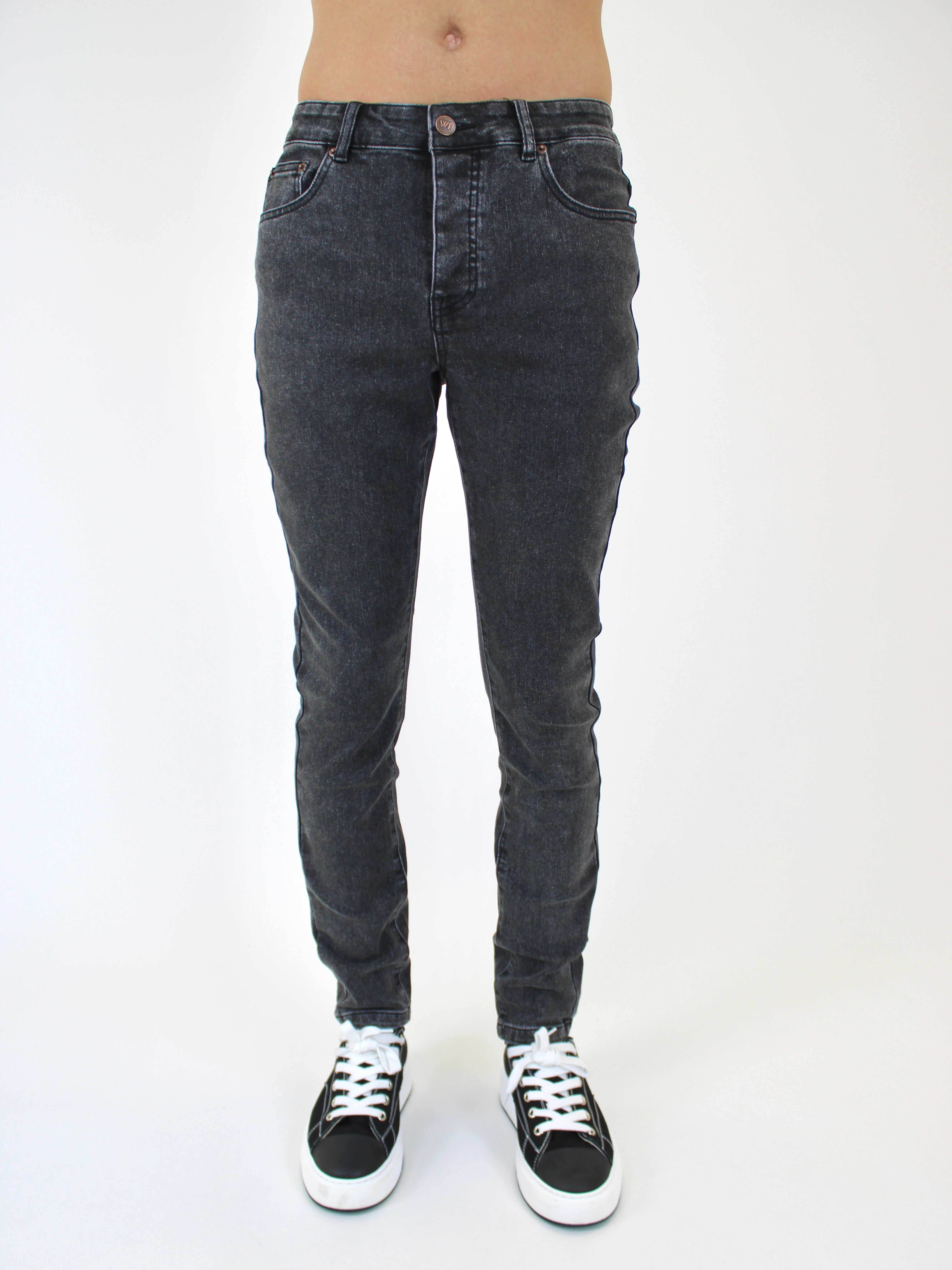 Grey Jeans Dart Details main image 1