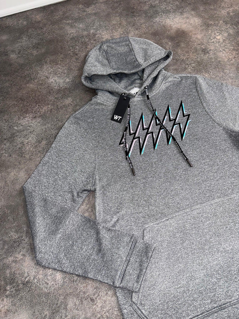 Marl Grey / Obsidian OG 5 Bolt Hoodie