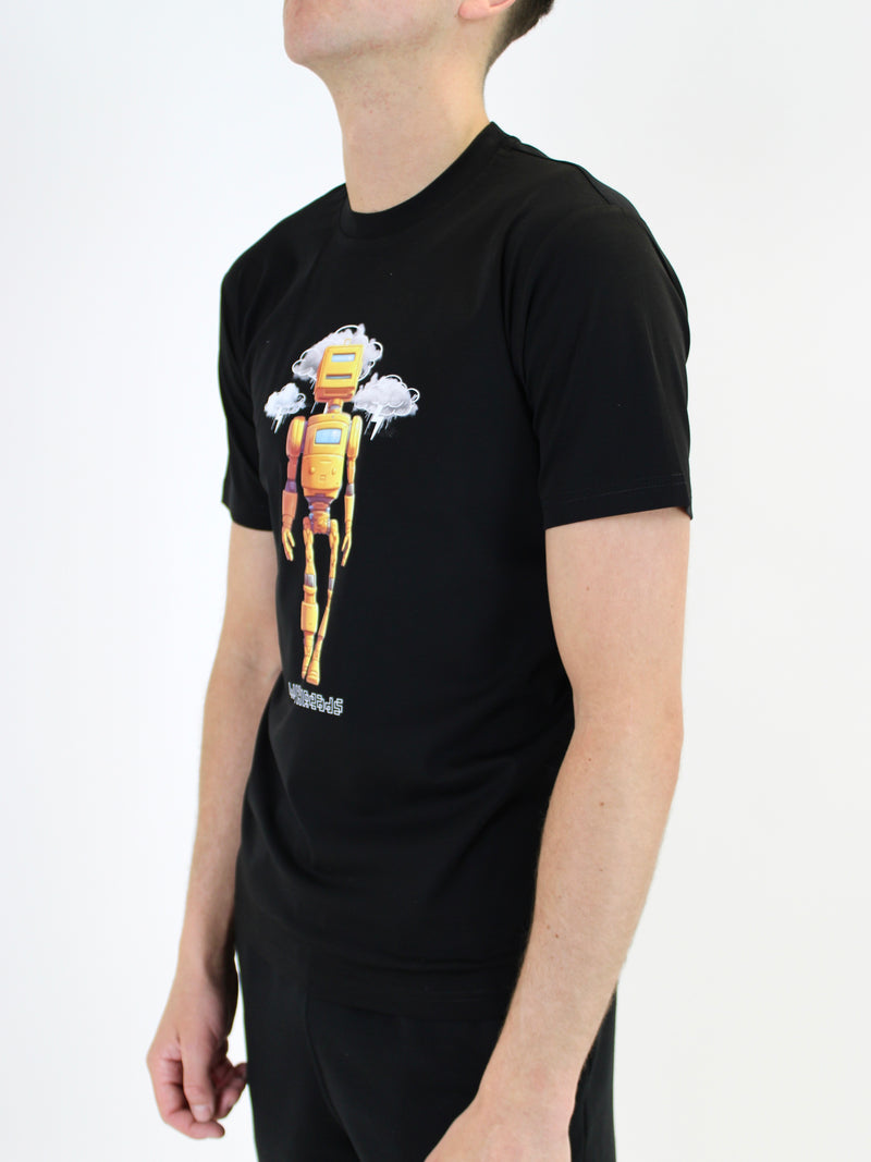 Black Robotic T-Shirt