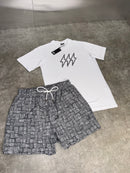 Grey Aztec Bolt Swim Set (2 Piece)