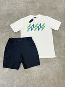 White Apple Blue 5 Bolt / Navy Cargo Set