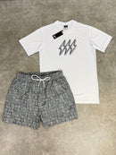 Grey Aztec Bolt Swim Set (2 Piece)