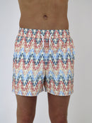 Kids Pastel ZigZag Swim Shorts