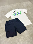 White Apple Blue 5 Bolt / Navy Cargo Set