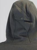 Plain Dark Grey Fleeced Hoodie