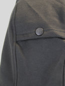 Plain Black Fleeced Hoodie