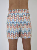 Kids Pastel ZigZag Swim Shorts