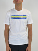 Kids White Zigzag Strip T-Shirt
