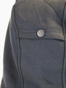 Plain Navy Fleeced Hoodie