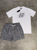 Grey Aztec Bolt Swim Set (2 Piece)