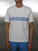 Kids White / Blue Aztec T-Shirt