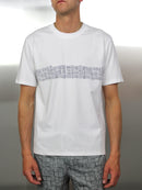 White / Grey Aztec T-Shirt