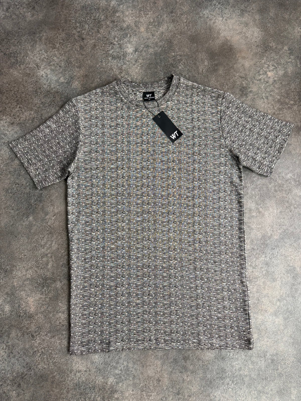 Kids 520 Dark Grey Textured Plain T-Shirt
