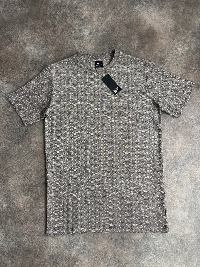 Kids 520 Dark Grey Textured Plain T-Shirt