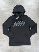 Kids Black Onyx 5 Bolt Hoodie