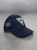 Navy / Neon Orbital Trucker