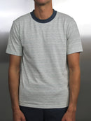 Kids 440 Sky Blue Striped Premium T-Shirt