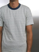 Kids 440 Sky Blue Striped Premium T-Shirt