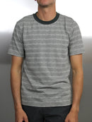 450 Dark Grey Striped Premium T-Shirt