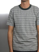 450 Dark Grey Striped Premium T-Shirt