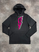 Black / Pink OG Bolt Hoodie
