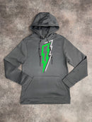 Grey / Neon Green OG Bolt Hoodie