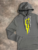 Grey / Neon Yellow OG Bolt Hoodie