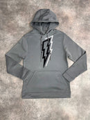 Grey / Black OG Bolt Hoodie