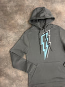 Grey / Sky Blue OG Bolt Hoodie