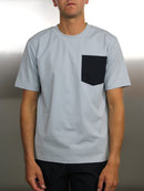 610 Sky Blue Relaxed Fit Pocket T-Shirt