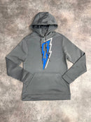 Grey / Blue Spark OG Bolt Hoodie