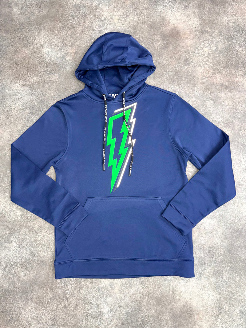 Navy / Neon Green OG Bolt Hoodie