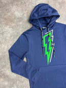 Navy / Neon Green OG Bolt Hoodie