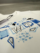 White / Blue Metaphor T-Shirt