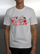 White / Red Metaphor T-Shirt