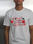 White / Red Metaphor T-Shirt