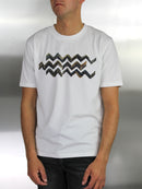 White Chroma Zig T-Shirt