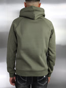 Kids Plain Olive Essential Hoodie