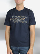 Navy Chroma Zig T-Shirt