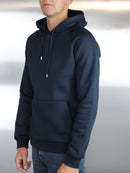 Kids Plain Navy Essential Hoodie