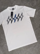 White / Royal Blue 5 Bolt T-Shirt (2026)
