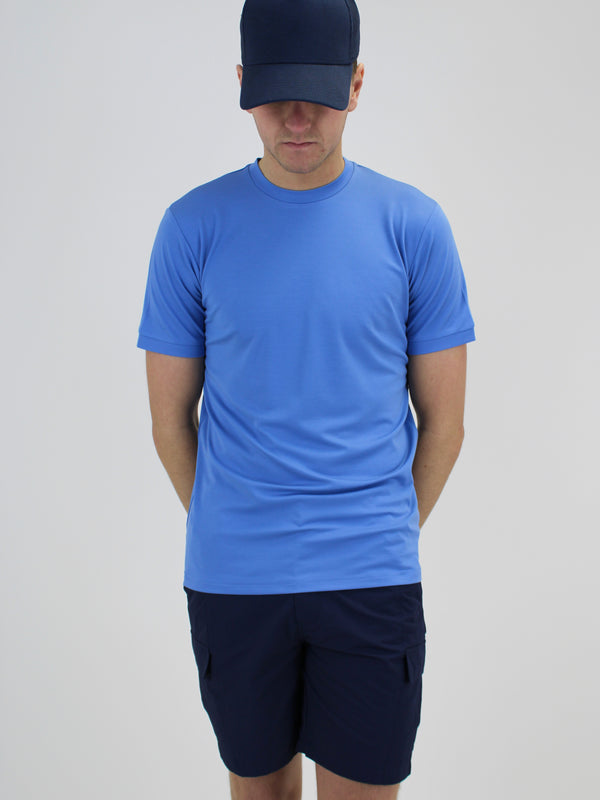 Blue Plain Lightweight Premium T-Shirt