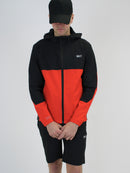 Black / Orange V8 Windbreaker