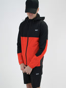 Black / Orange V8 Windbreaker