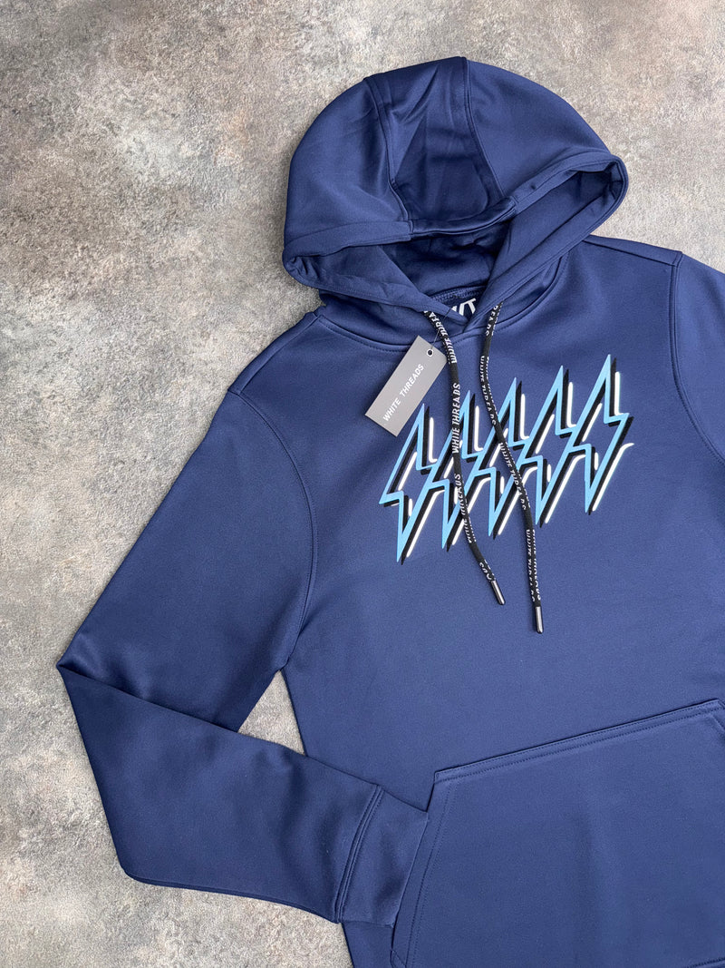 Navy / Sky Blue OG 5 Bolt Hoodie
