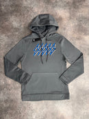 Grey / Blue Spark OG 5 Bolt Hoodie