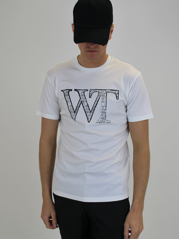 Kids White WT Logo T-Shirt