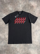 Black / Solar Red OG 5 Bolt T-Shirt