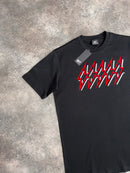 Black / Solar Red OG 5 Bolt T-Shirt