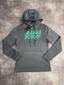 Grey / Apple Blue OG 5 Bolt Hoodie